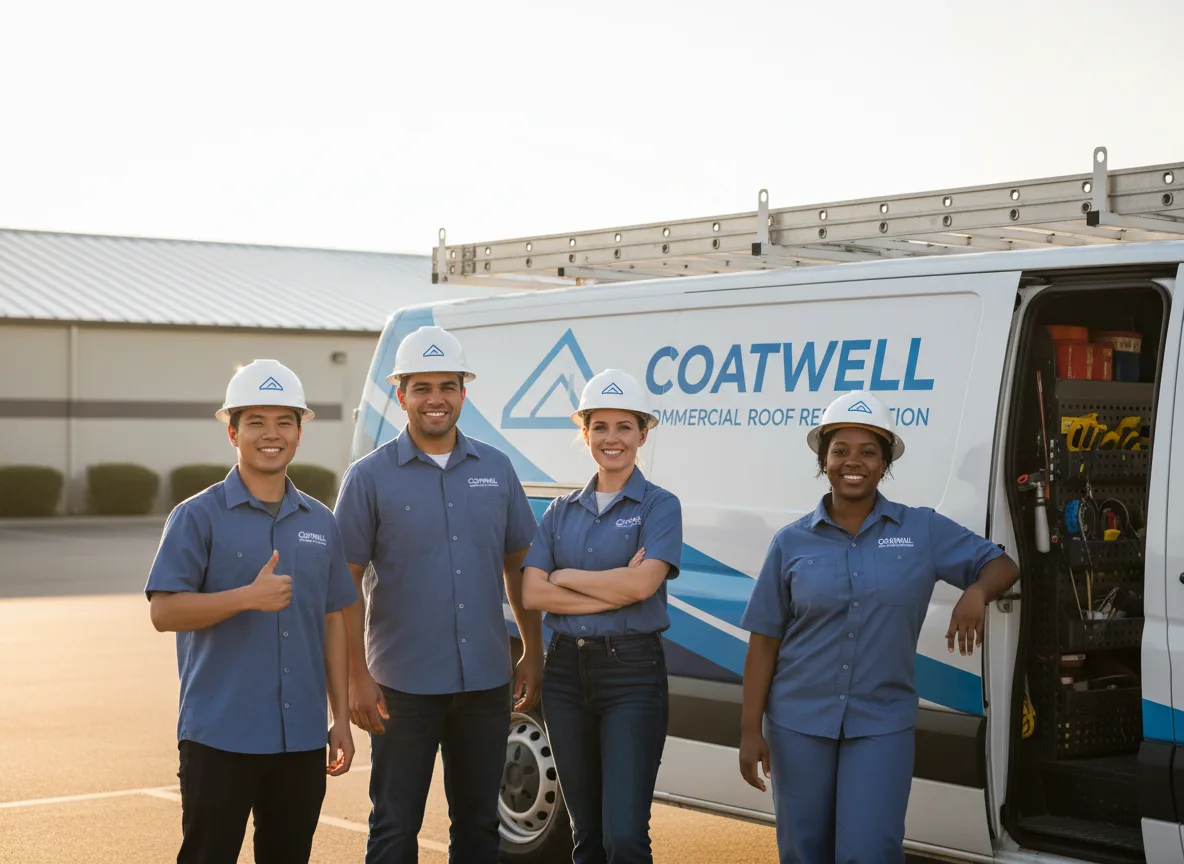 Commercial roof coating company in Galvin, WA